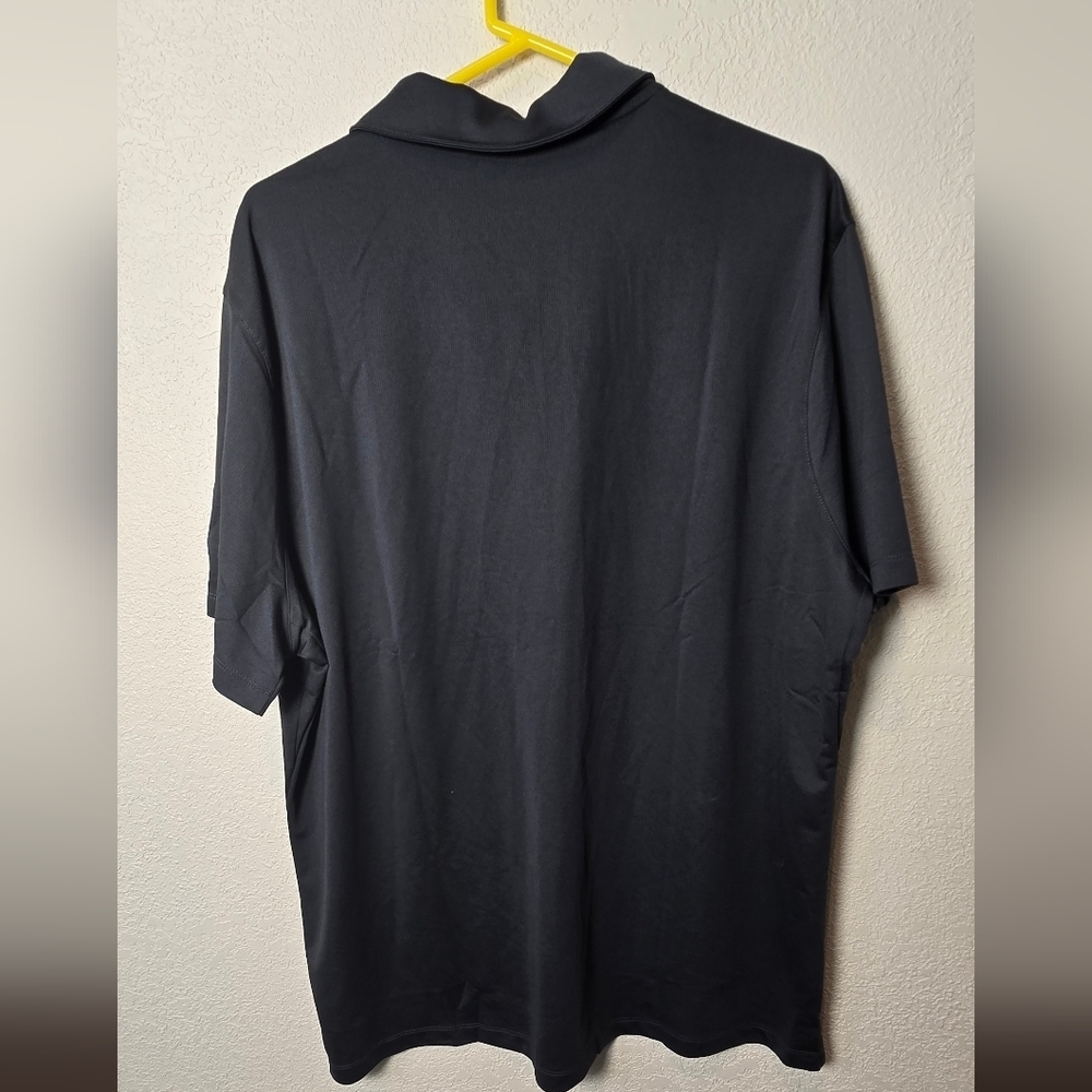 New Nike Polo Black Shirt Men XXL   3 Button Texas Bowl - Picture 7 of 14